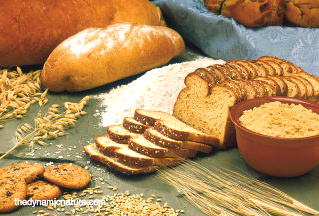 Whole grains are good sources of vitamin B5.