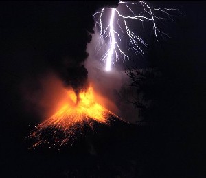 dynamic nature - volcano eruption